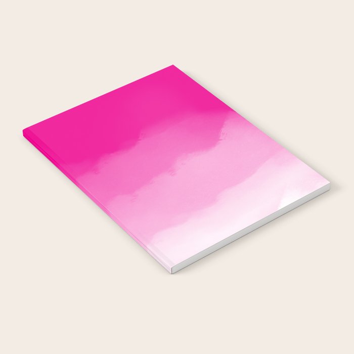 Magenta Watercolor Ombre (magenta pink/white) Notebook Gallery Image 2
