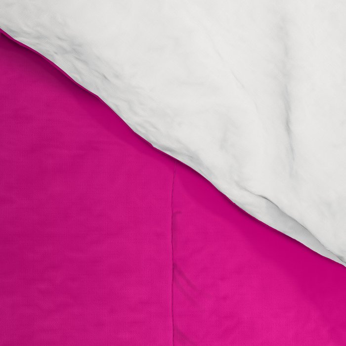 Magenta Watercolor Ombre (magenta pink/white) Comforter Gallery Image 4
