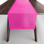 Magenta Watercolor Ombre (magenta pink/white) Table Runner Gallery Image 1