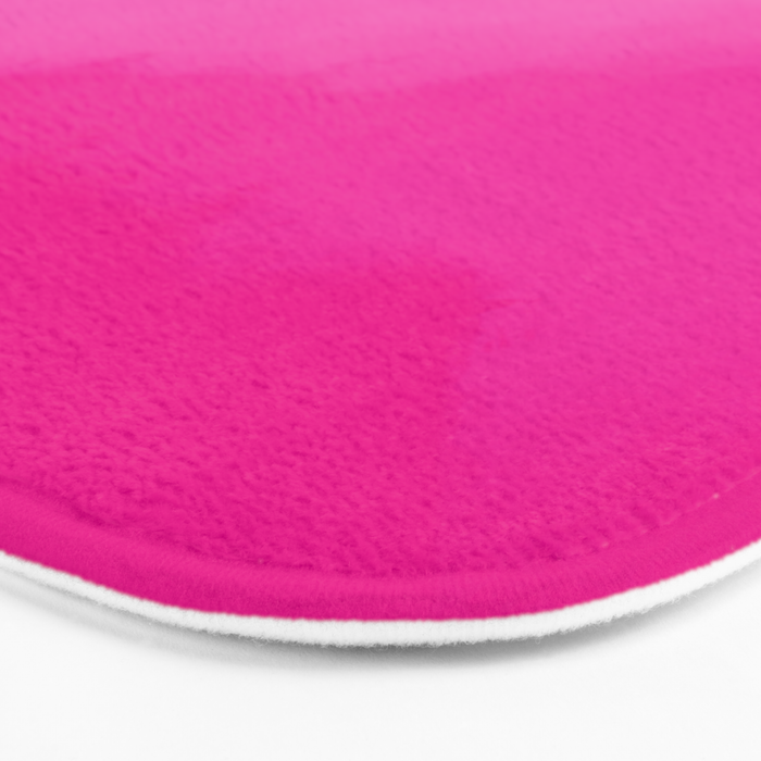 Magenta Watercolor Ombre (magenta pink/white) Bath Mat Gallery Image 3