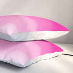 Magenta Watercolor Ombre (magenta pink/white) Pillow Sham Gallery Image 3