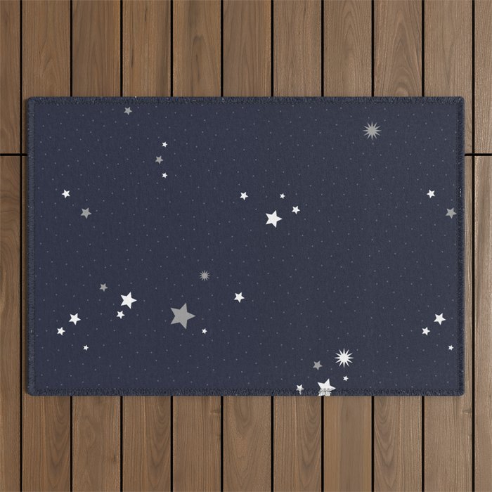 Starry Night Sky Outdoor Rug Gallery Image 1