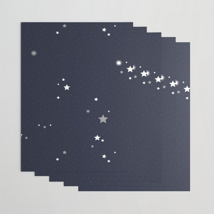 Starry Night Sky Wrapping Paper Gallery Image 3