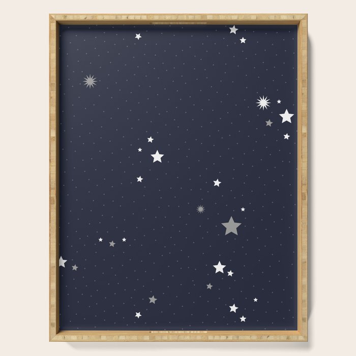 Starry Night Sky Serving Tray Gallery Image 1