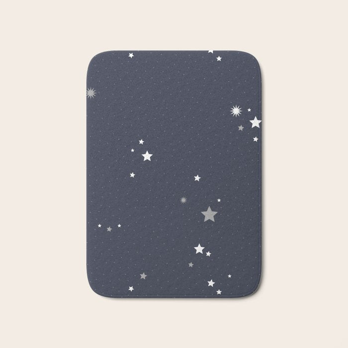 Starry Night Sky Bath Mat Gallery Image 1