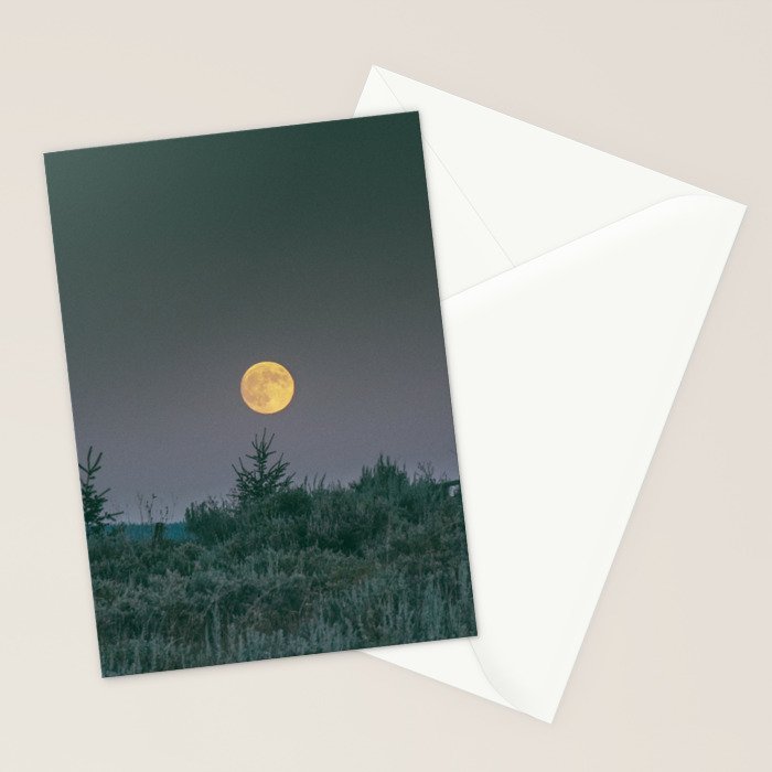 August Full Moon Stationery Card Gallery Image 2