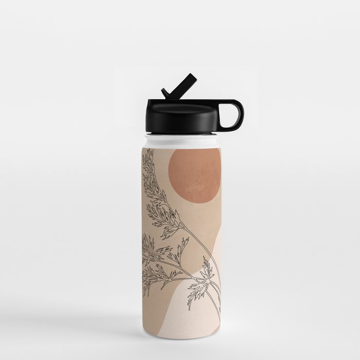Minimal Abstract Art Landscape 15 Water Bottle Gallery Image 1