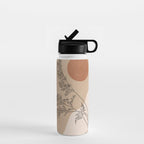 Minimal Abstract Art Landscape 15 Water Bottle Gallery Image 1