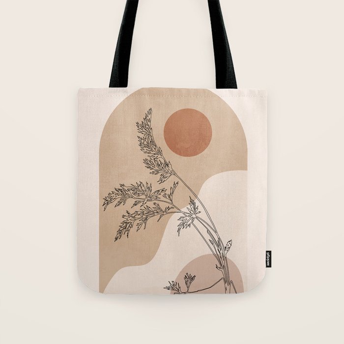 Minimal Abstract Art Landscape 15 Tote Bag Gallery Image 1