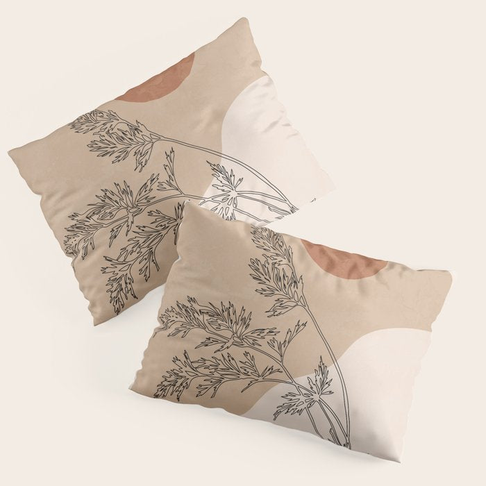 Minimal Abstract Art Landscape 15 Pillow Sham Gallery Image 3