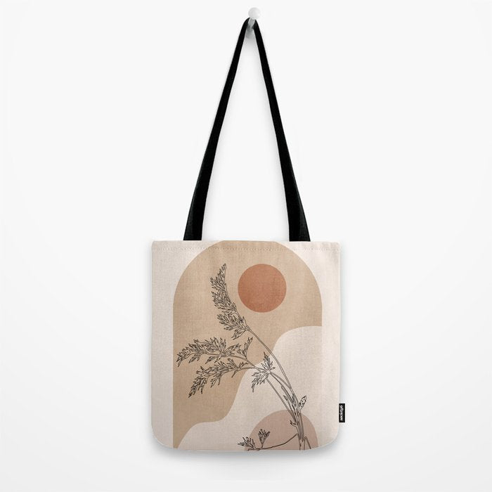 Minimal Abstract Art Landscape 15 Tote Bag Gallery Image 2