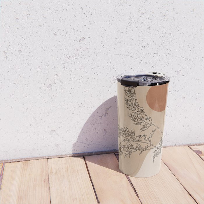 Minimal Abstract Art Landscape 15 Travel Mug Gallery Image 4