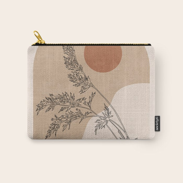 Minimal Abstract Art Landscape 15 Carry All Pouch Gallery Image 1