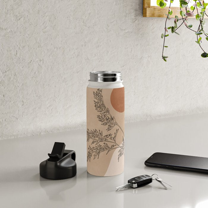 Minimal Abstract Art Landscape 15 Water Bottle Gallery Image 4