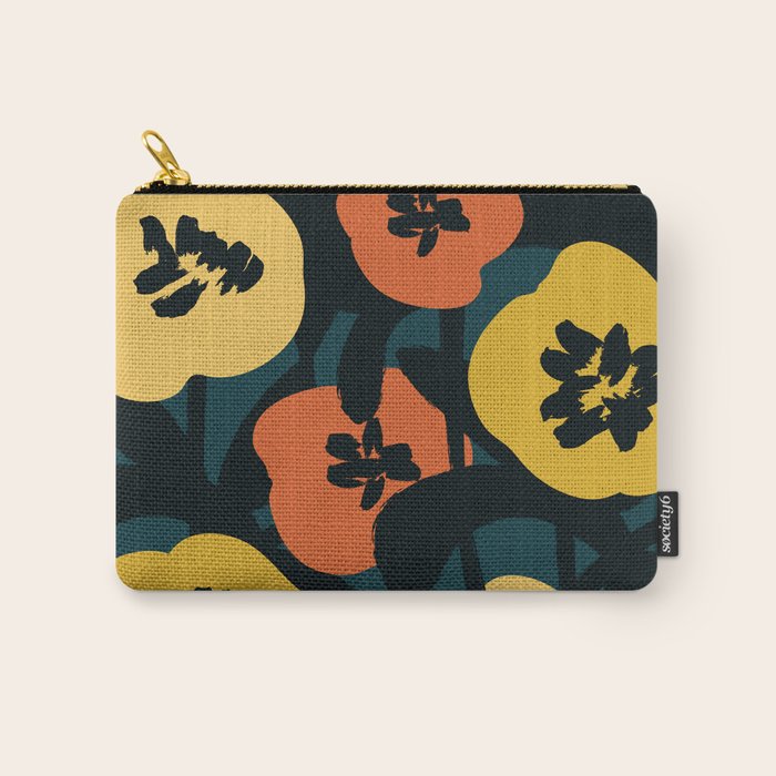 Midnight Flowers Carry All Pouch Gallery Image 1