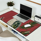 Owl on a Pine Branch Desk Mat Gallery Image 2