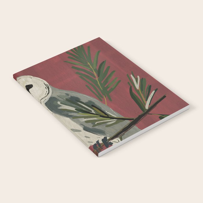 Owl on a Pine Branch Notebook Gallery Image 2