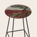Owl on a Pine Branch Stool Gallery Image 2