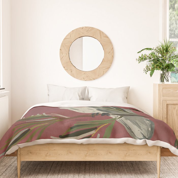 Owl on a Pine Branch Duvet Cover Gallery Image 3