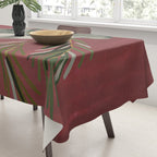 Owl on a Pine Branch Tablecloth Gallery Image 3