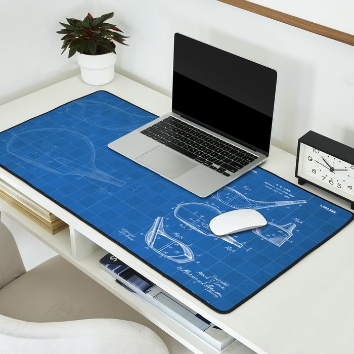 Golf Driver Patent - Golf Art - Blueprint Desk Mat Gallery Image 2