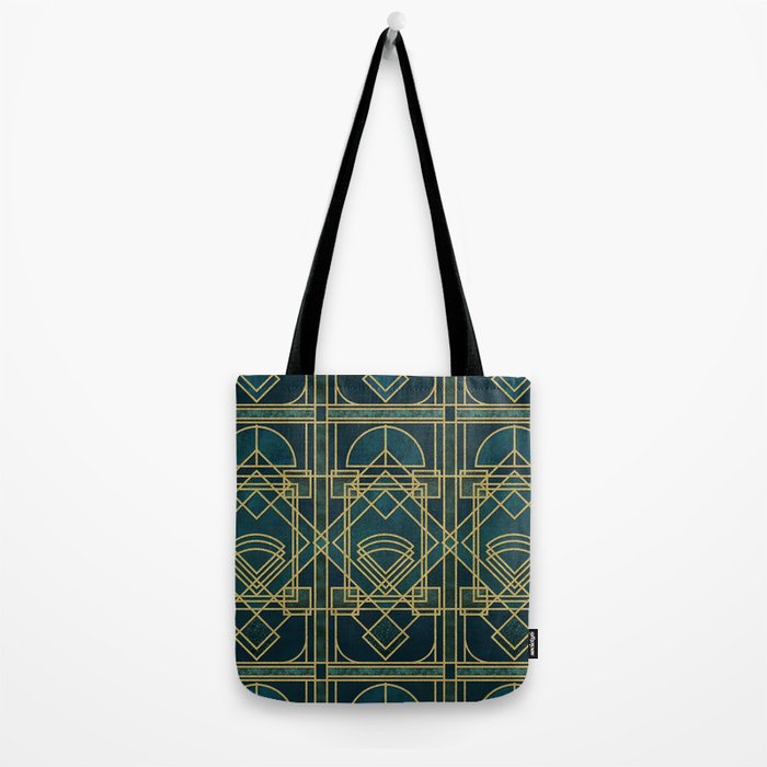 Art Deco Elegant Gatsby Style Tote Bag Gallery Image 2