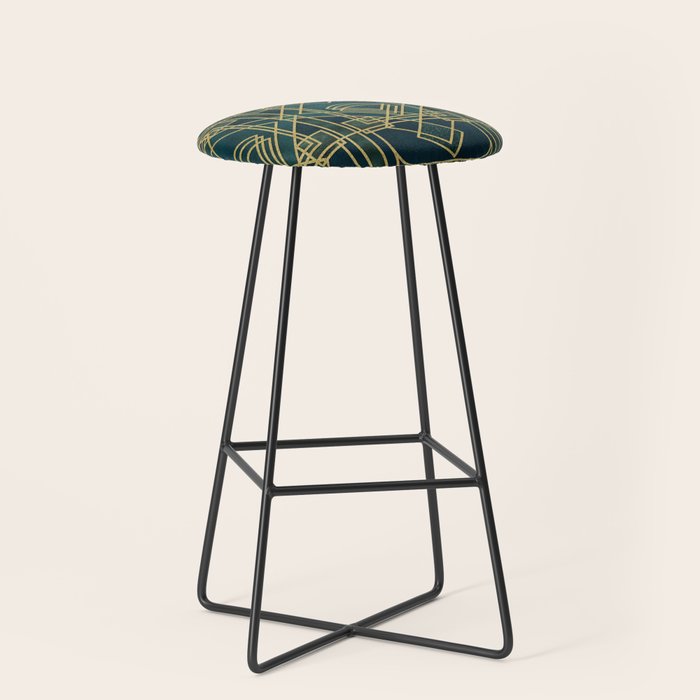 Art Deco Elegant Gatsby Style Stool Gallery Image 1