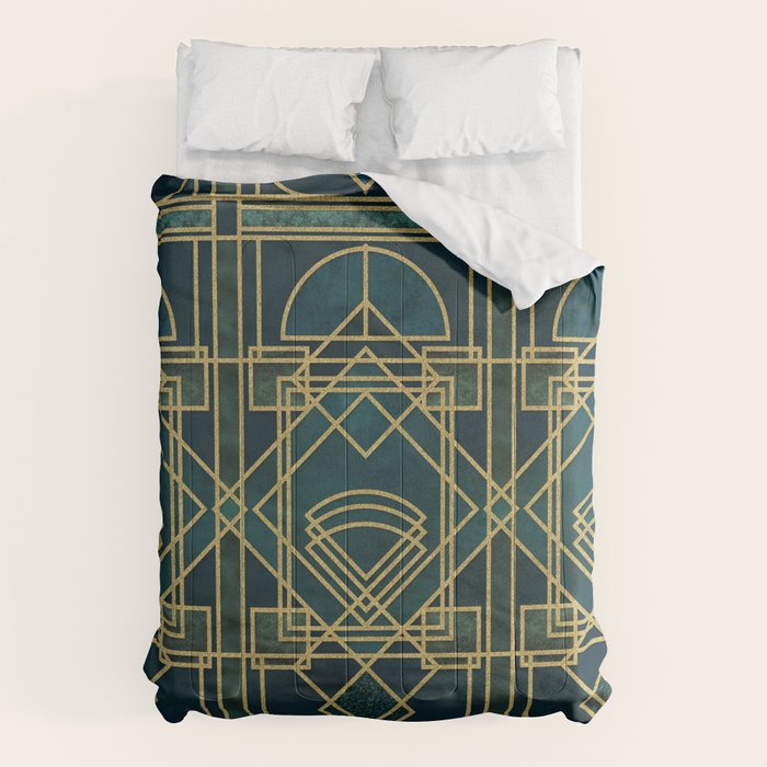 Art Deco Elegant Gatsby Style Comforter Gallery Image 6