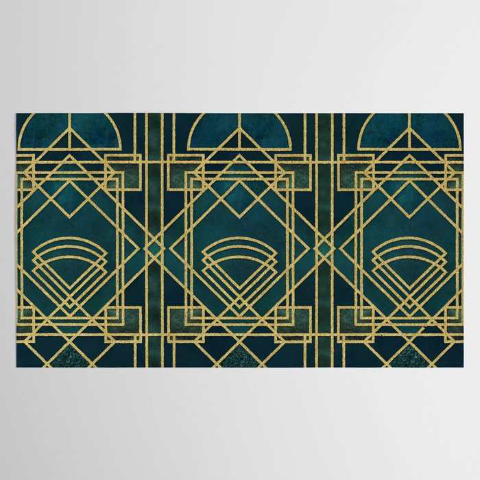 Art Deco Elegant Gatsby Style Tablecloth Gallery Image 2
