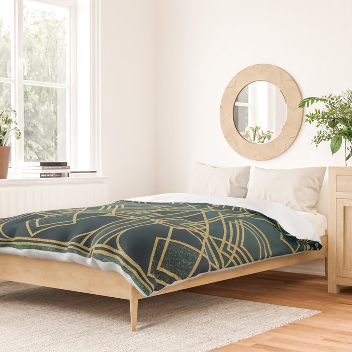 Art Deco Elegant Gatsby Style Duvet Cover Gallery Image 2