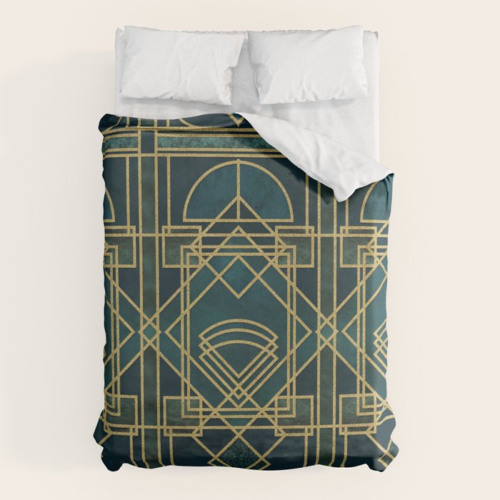Art Deco Elegant Gatsby Style Duvet Cover Gallery Image 1