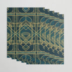 Art Deco Elegant Gatsby Style Wrapping Paper Gallery Image 3