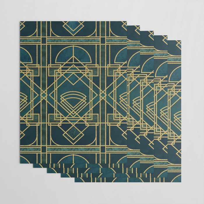 Art Deco Elegant Gatsby Style Wrapping Paper Gallery Image 3
