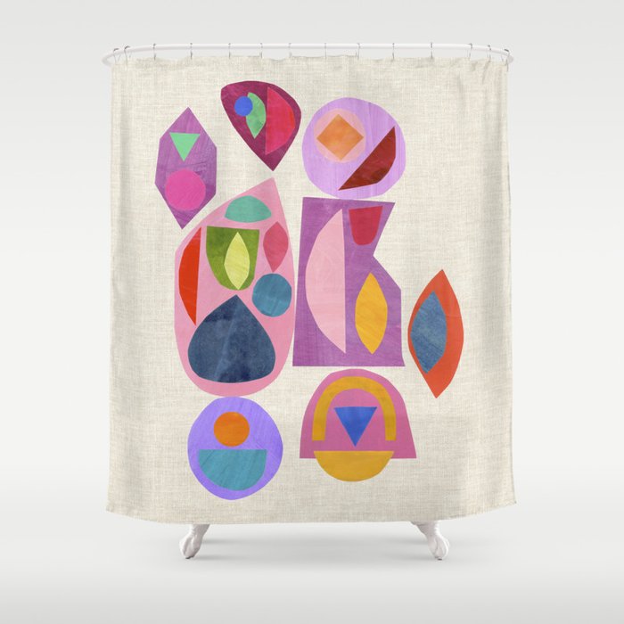 Midnight Mirror ii Shower Curtain Gallery Image 1