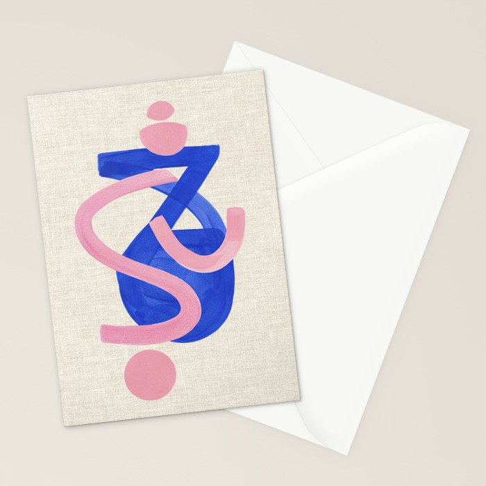 Blue Moon Bounce Stationery Card Gallery Image 2