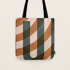 ABSTRACT ALPHABET / Decorative J Tote Bag Gallery Image 1