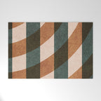 ABSTRACT ALPHABET / Decorative J Welcome Mat Gallery Image 1