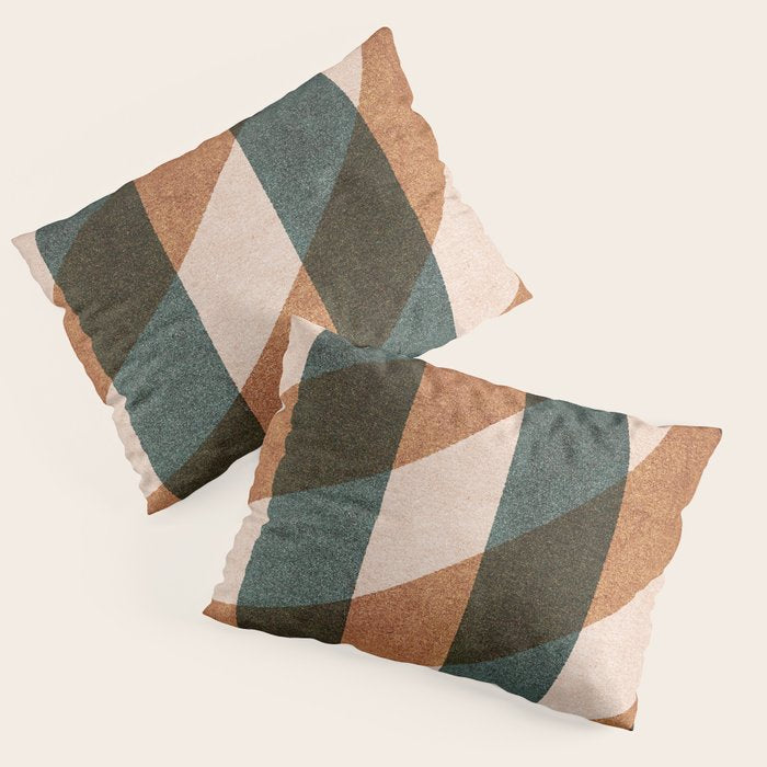 ABSTRACT ALPHABET / Decorative J Pillow Sham Gallery Image 1