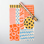 Mid Century Collage | PATTERN 03: The Retro Edition Wrapping Paper Gallery Image 1