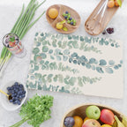 Watercolor Eucalyptus Leaves Cutting Board Gallery Image 2