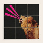ROAR Wood Wall Art Gallery Image 1