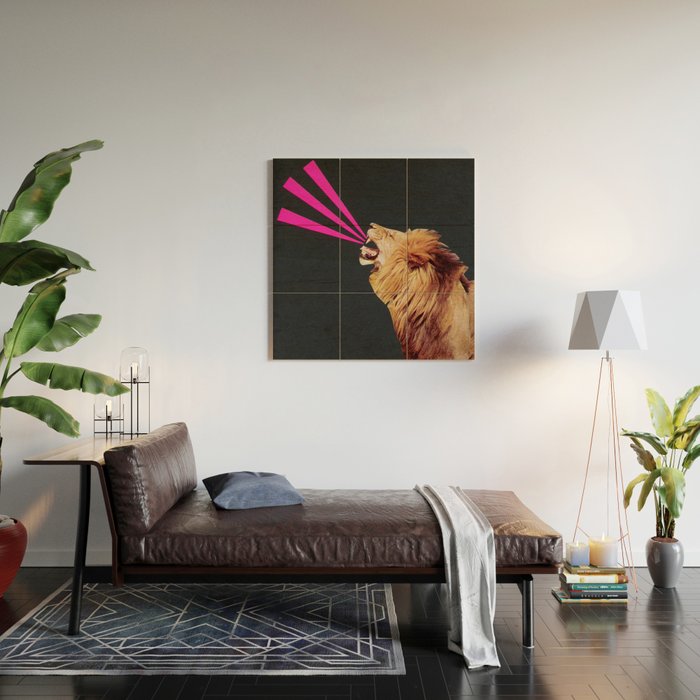 ROAR Wood Wall Art Gallery Image 2