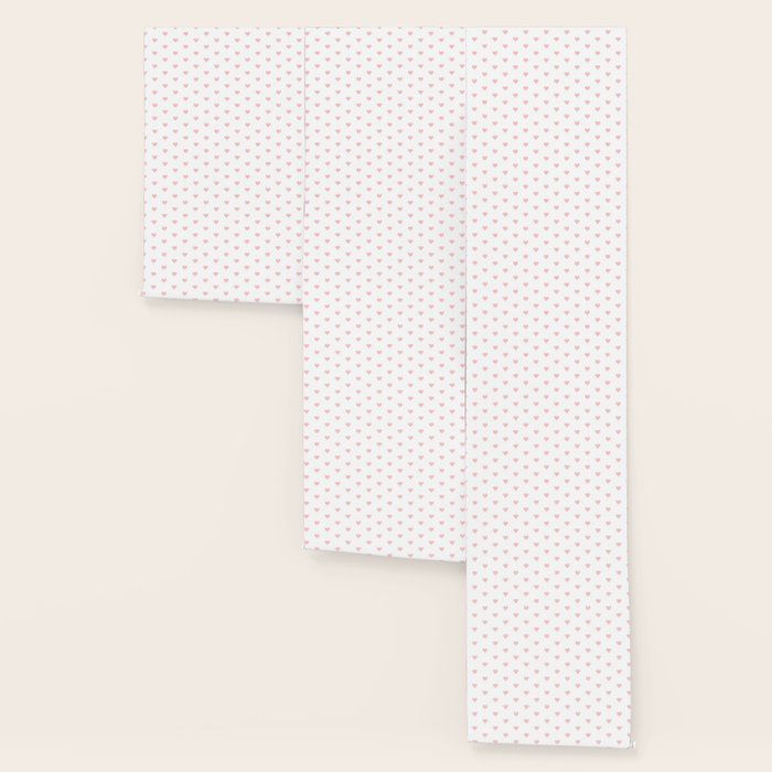 Small Pastel Pink heart pattern Wallpaper Gallery Image 3