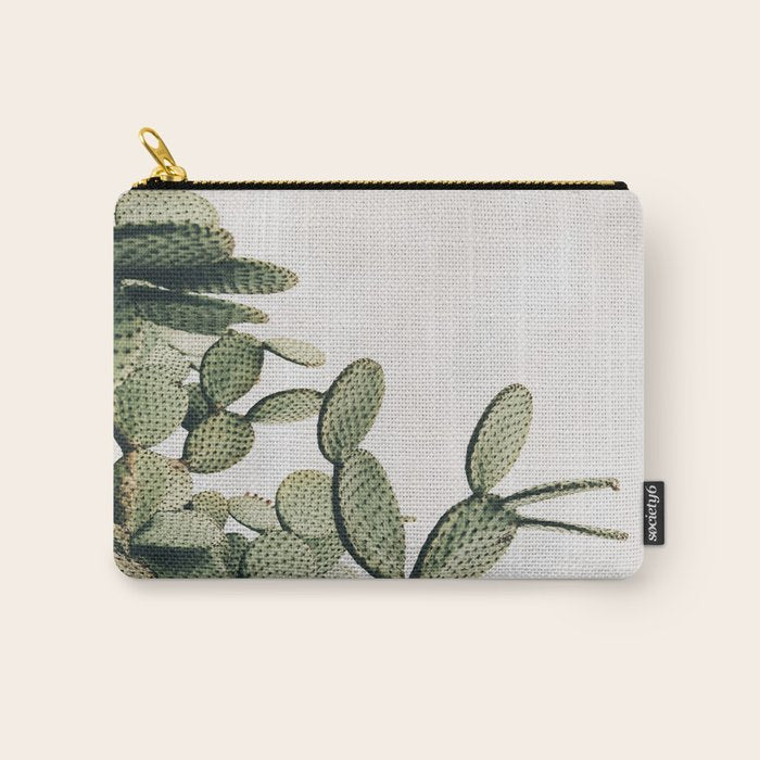Cactus on blue sky #society6 #decor #buyart Carry All Pouch Gallery Image 1