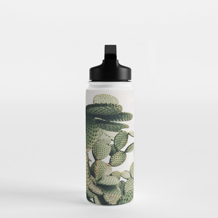 Cactus on blue sky #society6 #decor #buyart Water Bottle Gallery Image 3