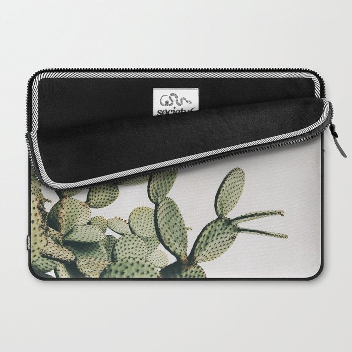 Cactus on blue sky #society6 #decor #buyart Laptop Sleeve Gallery Image 2