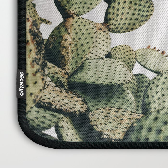Cactus on blue sky #society6 #decor #buyart Laptop Sleeve Gallery Image 3