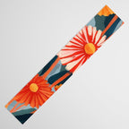 Dahlia Flower Painting Table Runner Gallery Image 3