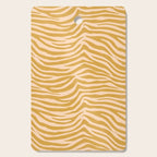 Dopamine Zebra Print In Amber Yellow Cutting Board Gallery Image 1