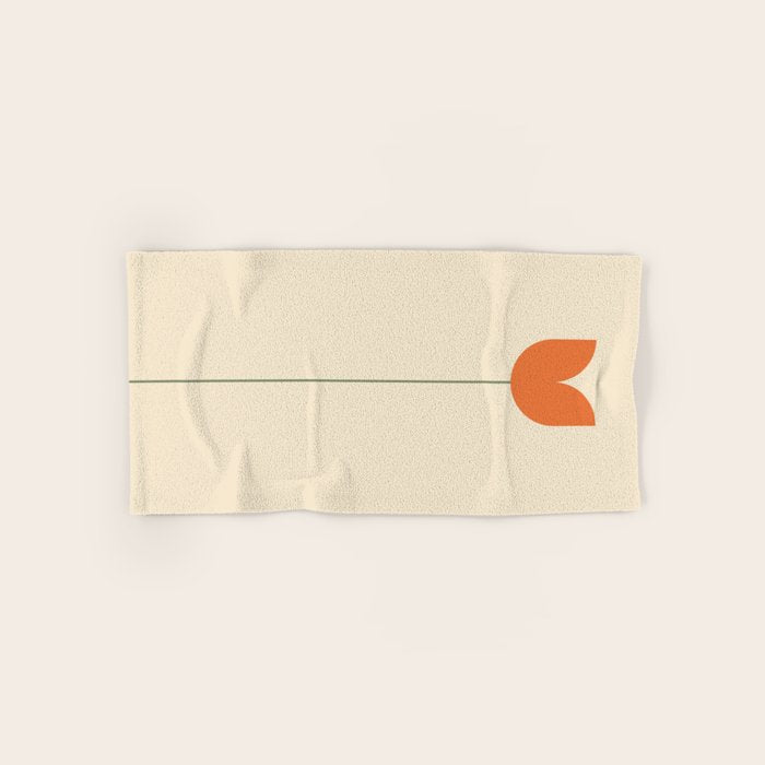 Vintage Tulip Minimalism - Red Towels Gallery Image 1